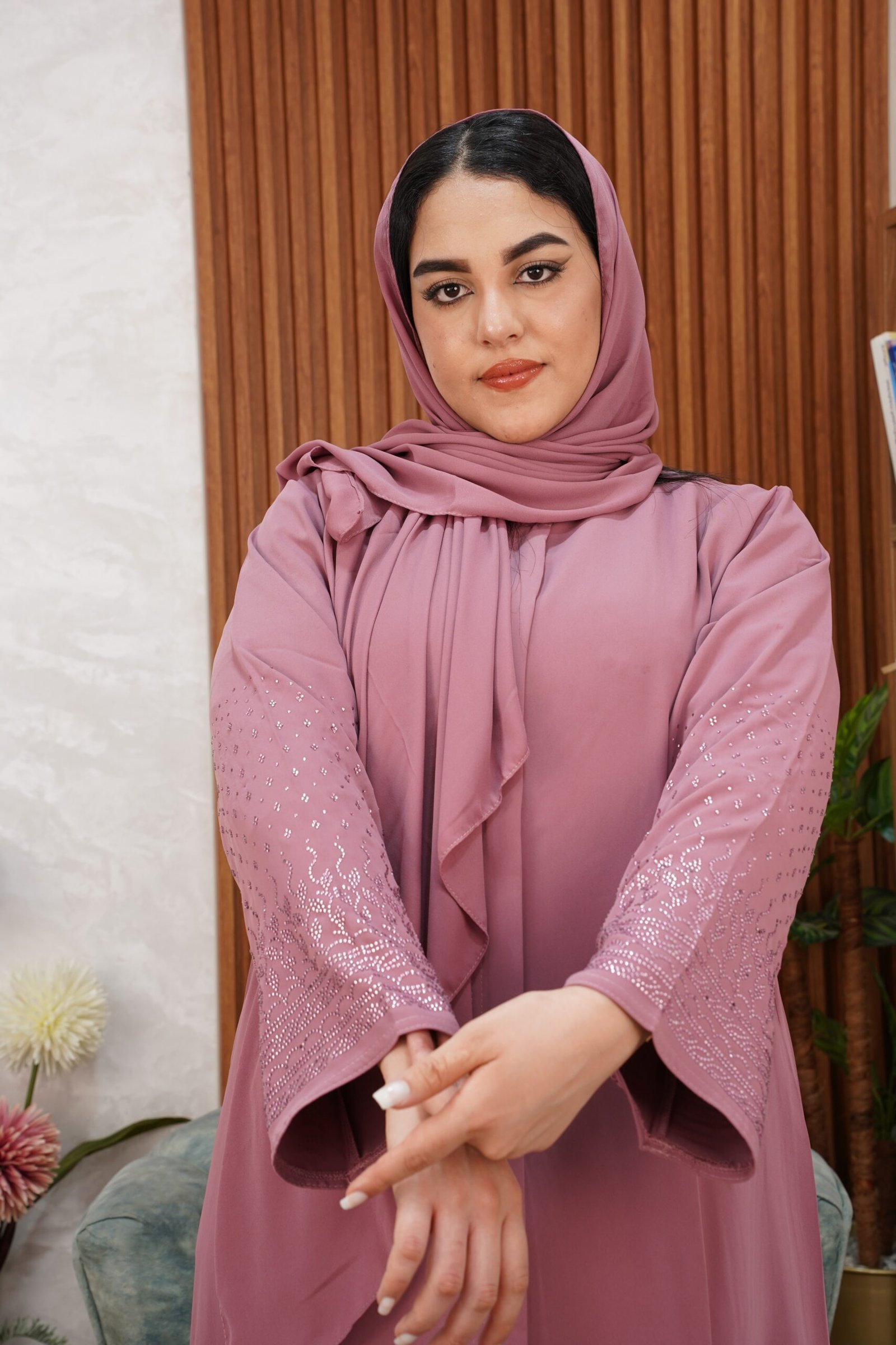 عباية إماراتية ستراس بالفولار - Image 9